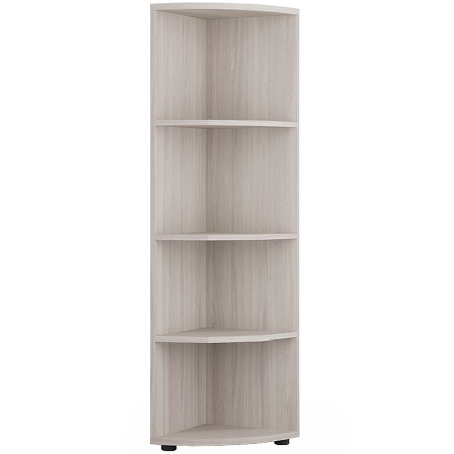 А-37 Стеллаж угловой Мебель Стиль Агат (Ясень Шимо)