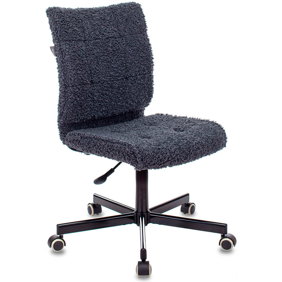 CH-330M Кресло для персонала  Бюрократ, обивка экомех (Букле-Синий)