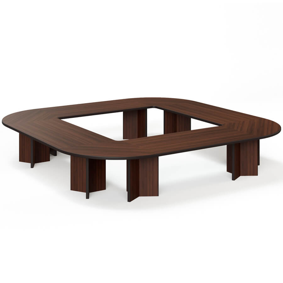 LEGNO Conference table 416x416 Стол переговоров Profoffice Forte (Орех)