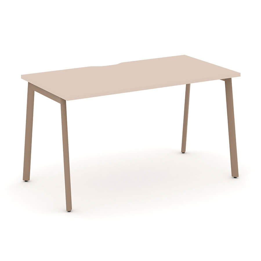 ES.SP-3-VP Стол письменный RIVA Estetica (Капучино/Металл Латте)