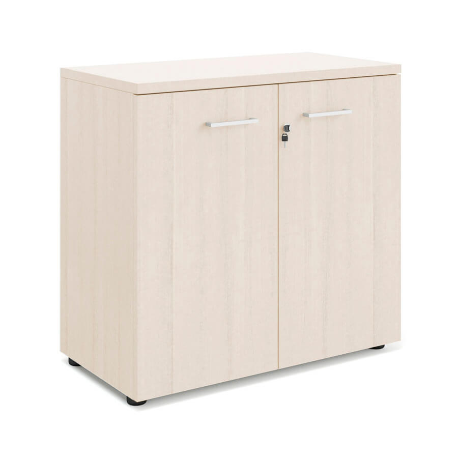 72H004 DYDY Шкаф низкий, 2 двери Profoffice RING (Дуб светлый)