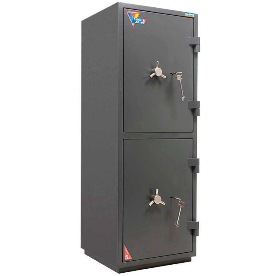 ГРАНИТ 120T/2 Взломостойкий сейф VALBERG, два ключевых (Графит структурированный (RAL 7024))