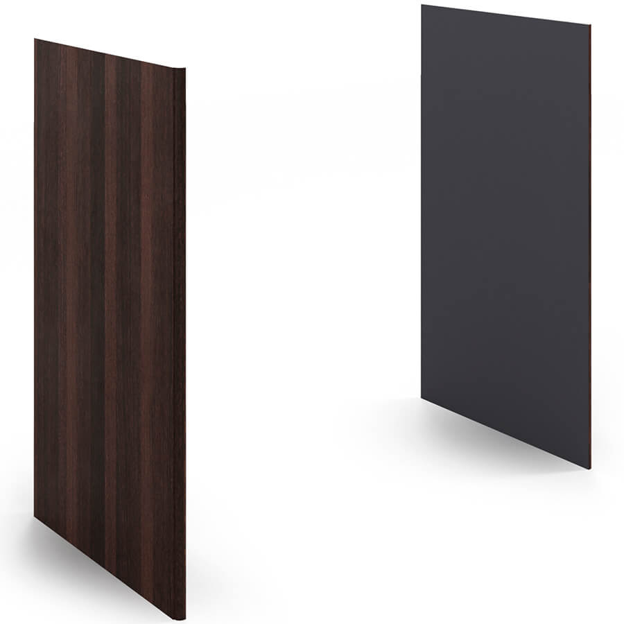 NT-61 Декоративные боковые панели для низкого шкафа Мебель Стиль New.Tone (Орех Ондо / чёрный)