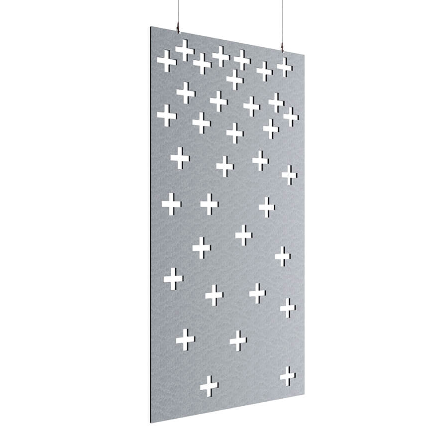 ACO-C-3 Акустическая перегородка 1200*2400 Евро Офис (Темно-серый (AC-10))