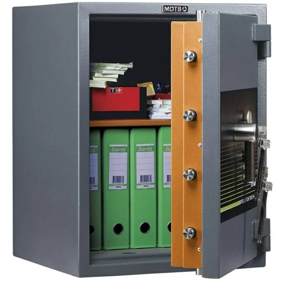 MDTB BANKER-M 67 2K Взломостойкий сейф MDTB, два ключевых (Графит структурированный)