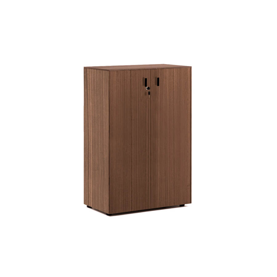 101 713 Шкаф средний H.120 Profoffice Exe (Орех мароне/Чёрный)