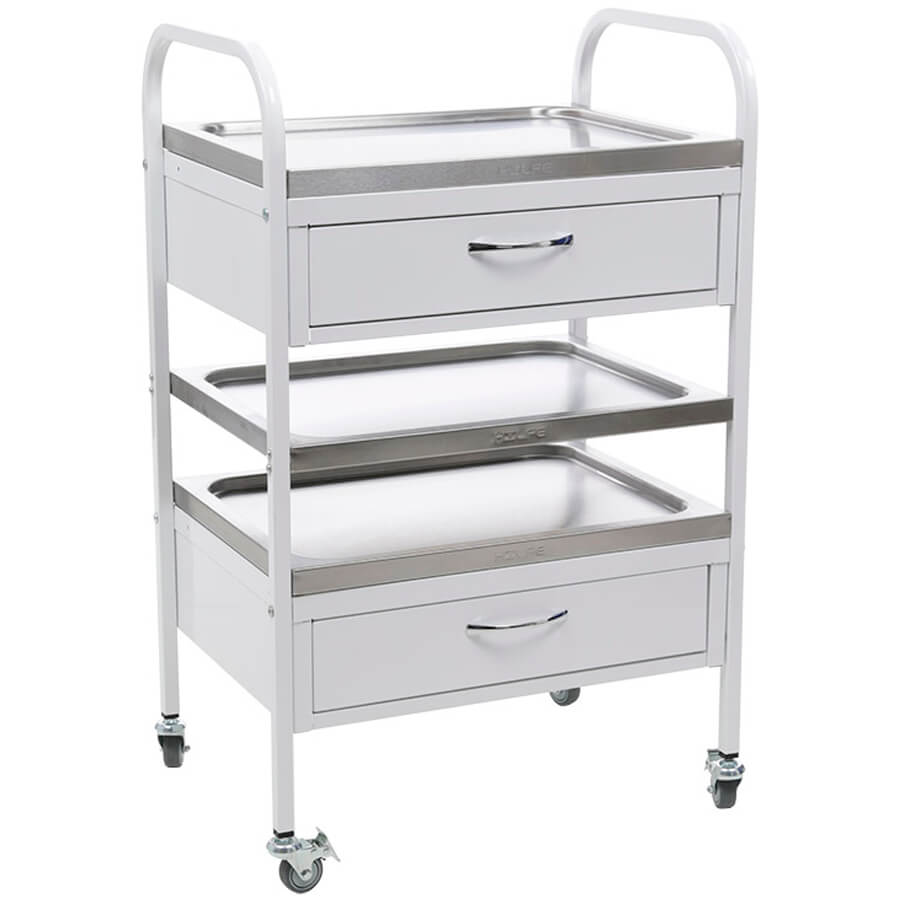 МД SM 2 Стол манипуляционный ПРОМЕТ (Белый металл)