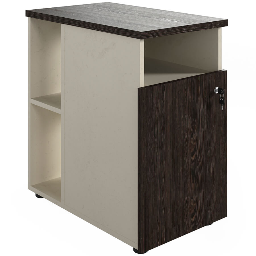 R-33+R-23 Тумба приставная с топом Мебель Стиль Rio (Венге MS, бежевый MS)