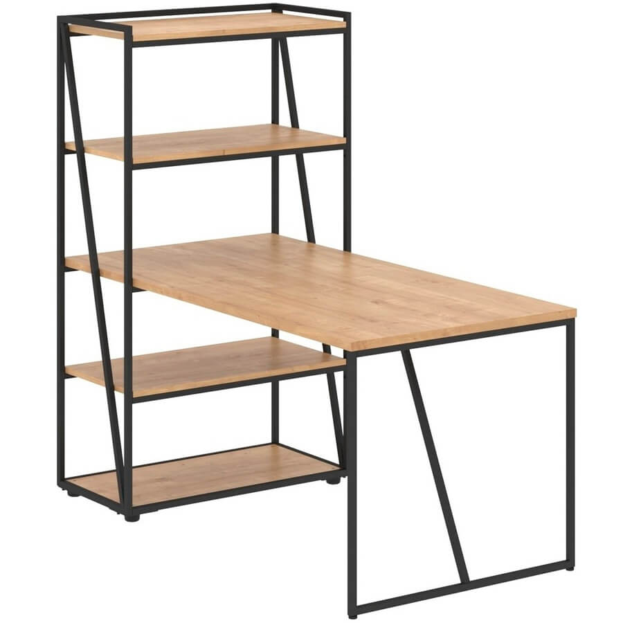 LMST 1515 Стол компьютерный SKYLAND LOFTIS (Дуб бофорд/черный)