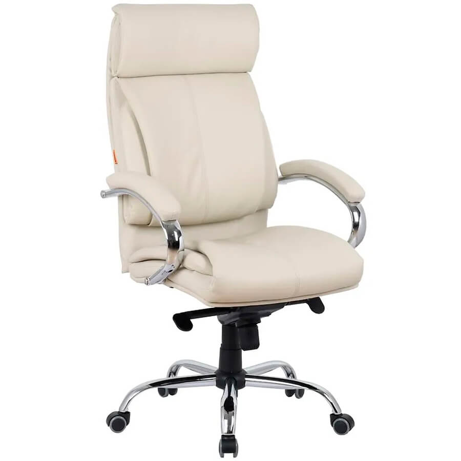 ВИП (SD6503) Кресло для руководителя  Евро Офис, обивка экокожа (Слоновая кость)