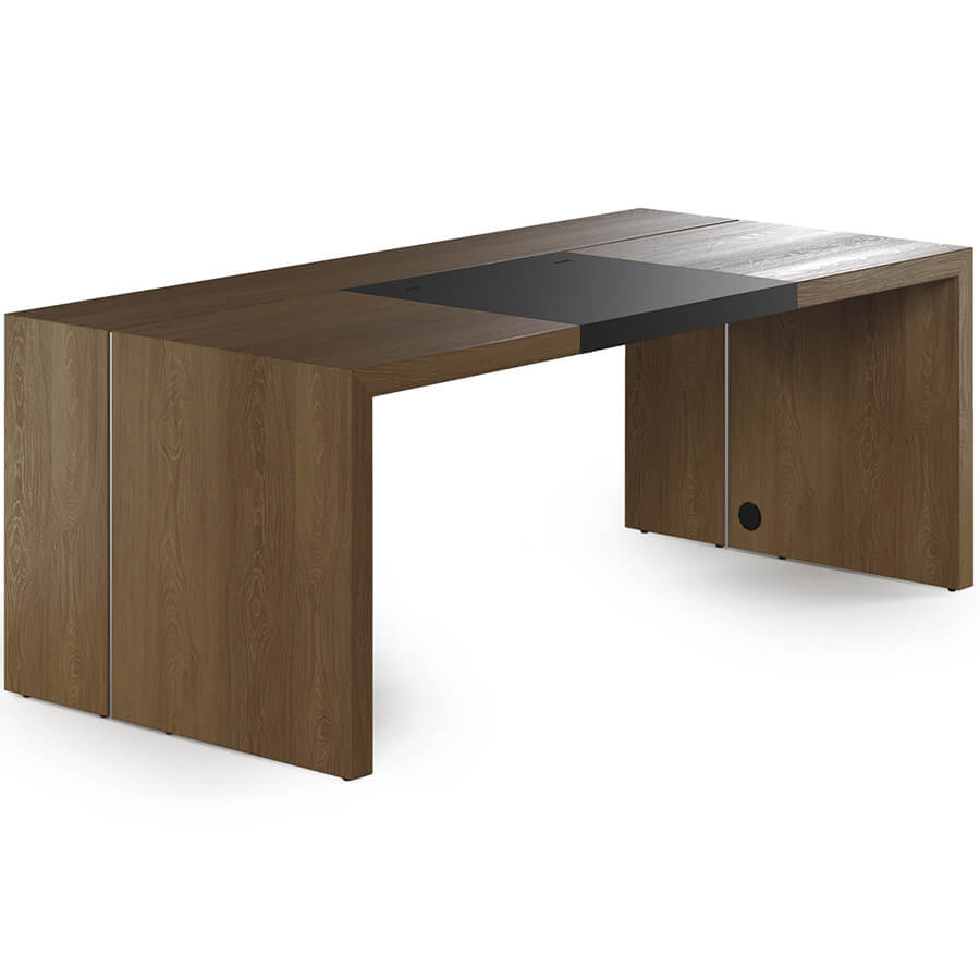 Neo-200 Стол с бюваром и кабель-каналом Мебель Стиль Art.Neo || (Дуб Шале)