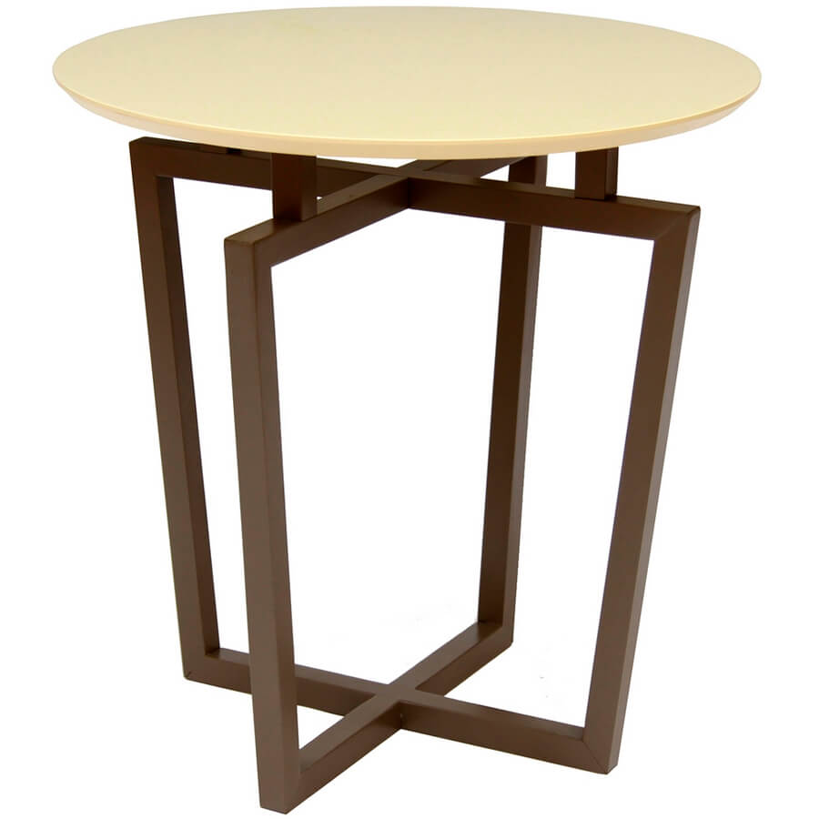 Рилле 440 Журнальный стол Мебелик (Тёмный кофе/Бежевый)