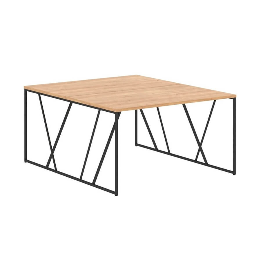 LWST 1316 Столы двойные SKYLAND LOFTIS (Дуб бофорд/черный)