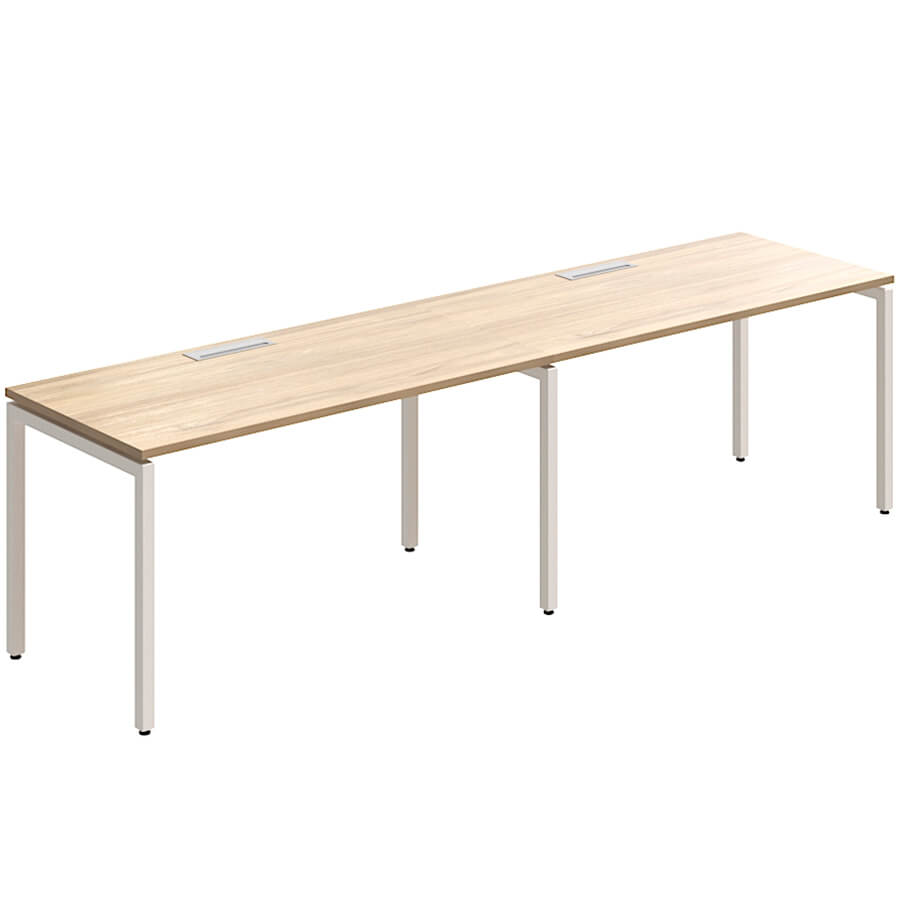 RM-3.1(x2)+F-29 Стол на металлокаркасе Мебель Стиль Rio Project (Швейцарский вяз MS)