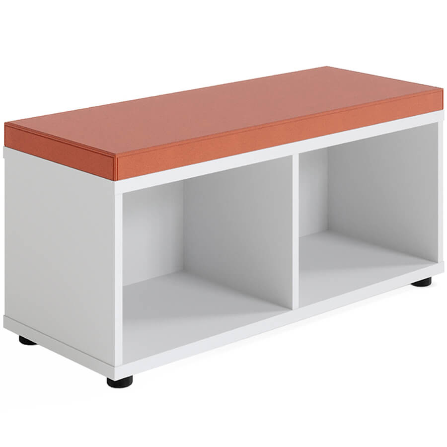 RP-88 Тумба-пуф с мягкой накладкой Мебель Стиль Rio Project (Терракот)