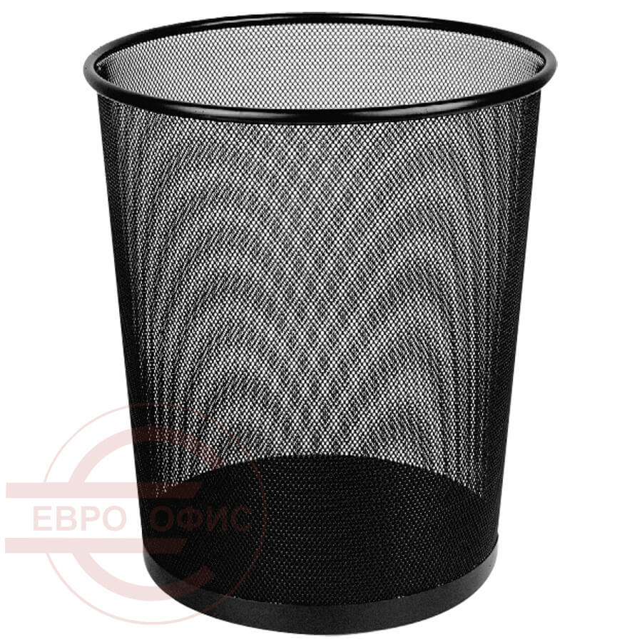 КДБ 8 Корзина для бумаг  10 л. Металл (Черный)
