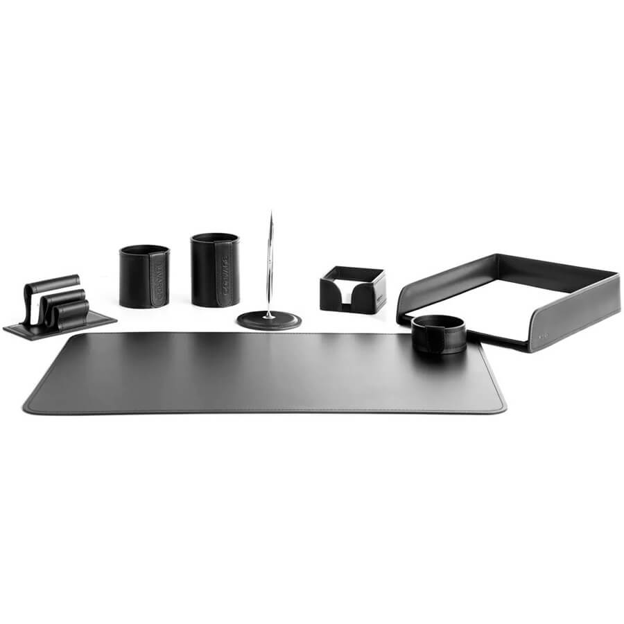 №13 Настольный набор Buvardo (Кожа черная) №13 Настольный набор Buvardo (Кожа черная)