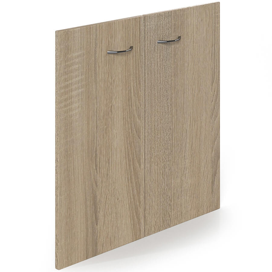 W-7.2 Комплект низких дверей Мебель Стиль Work (Дуб сонома светлый)