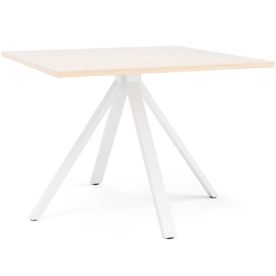 SAS100 Стол переговоров (ASTRO) Profoffice ROTONDA (Дуб светлый/белый)