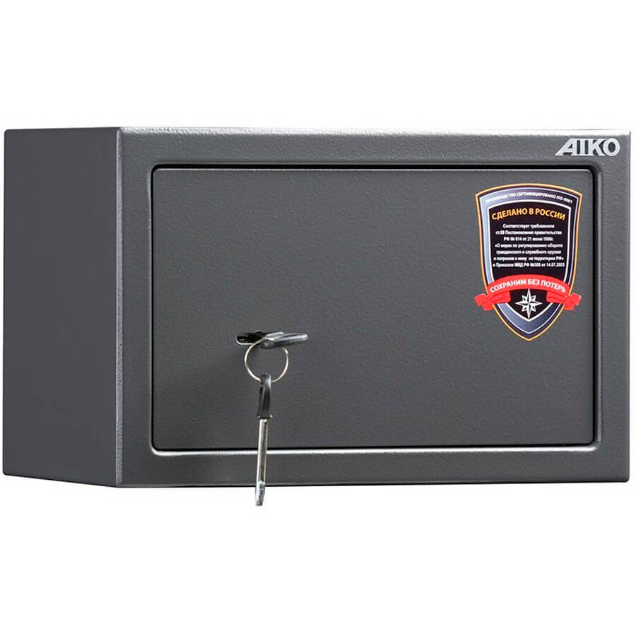 TT-200 Оружейный сейф AIKO, ключевой (Графит структурированный (RAL 7024))