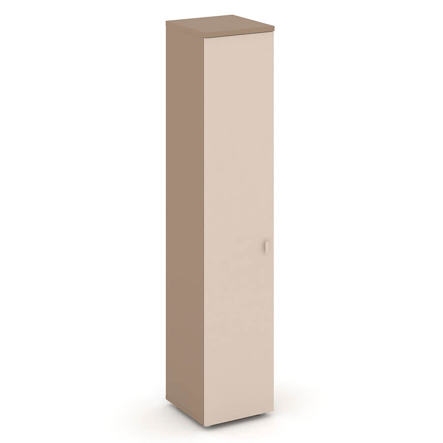 ES.SU-1.9(L) Шкаф высокий узкий левый RIVA Estetica (Латте/Капучино)