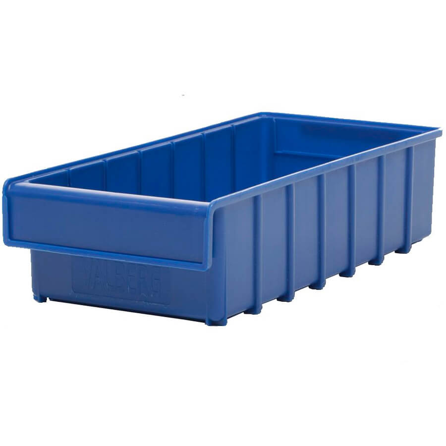 400x185x100 Ящик пластиковый ПРОМЕТ (Синий (RAL 5002))