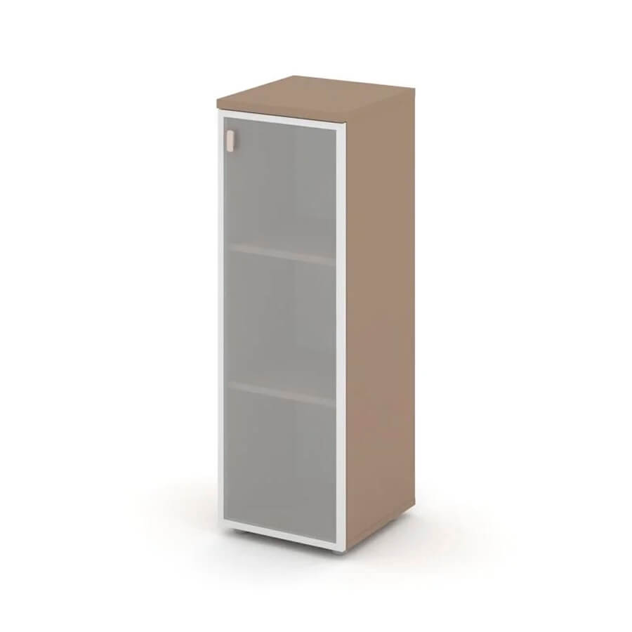 ES.SU-2.4R (R) Шкаф средний узкий правый RIVA Estetica (Латте/Сатин матовый)