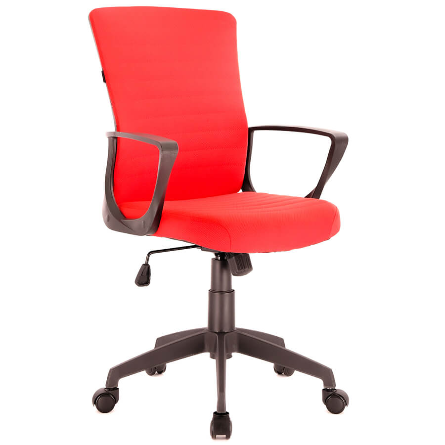 EP-700 Кресло для персонала  EVERPROF, обивка ткань (Красный)