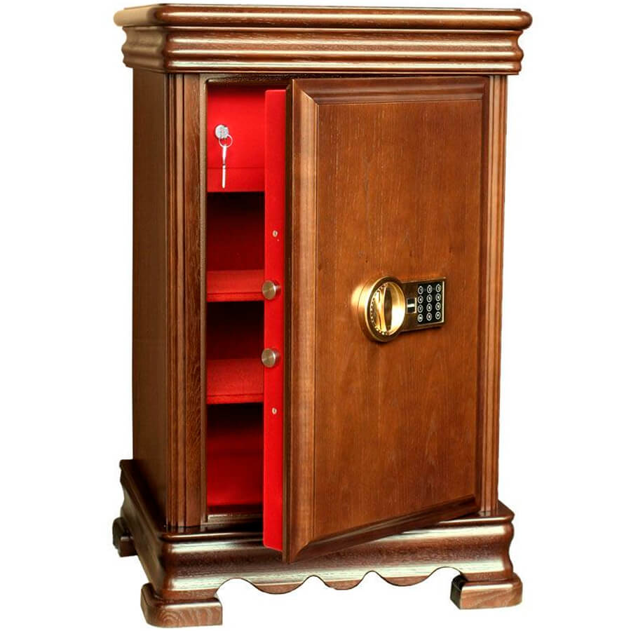 КАРАТ-67T EL D Эксклюзивный сейф VALBERG, электронный кодовый (Дуб)