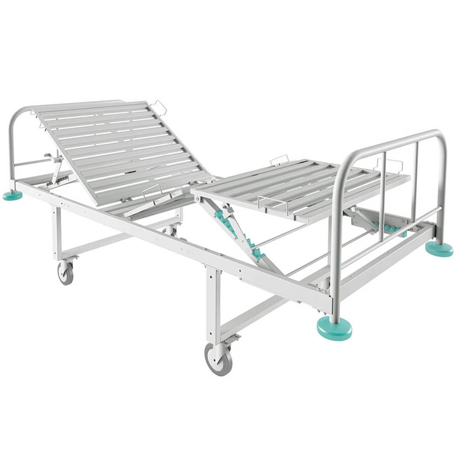 MB113.1.1.2 (KM-03) Кровать медицинская ПРОМЕТ (Белый металл)