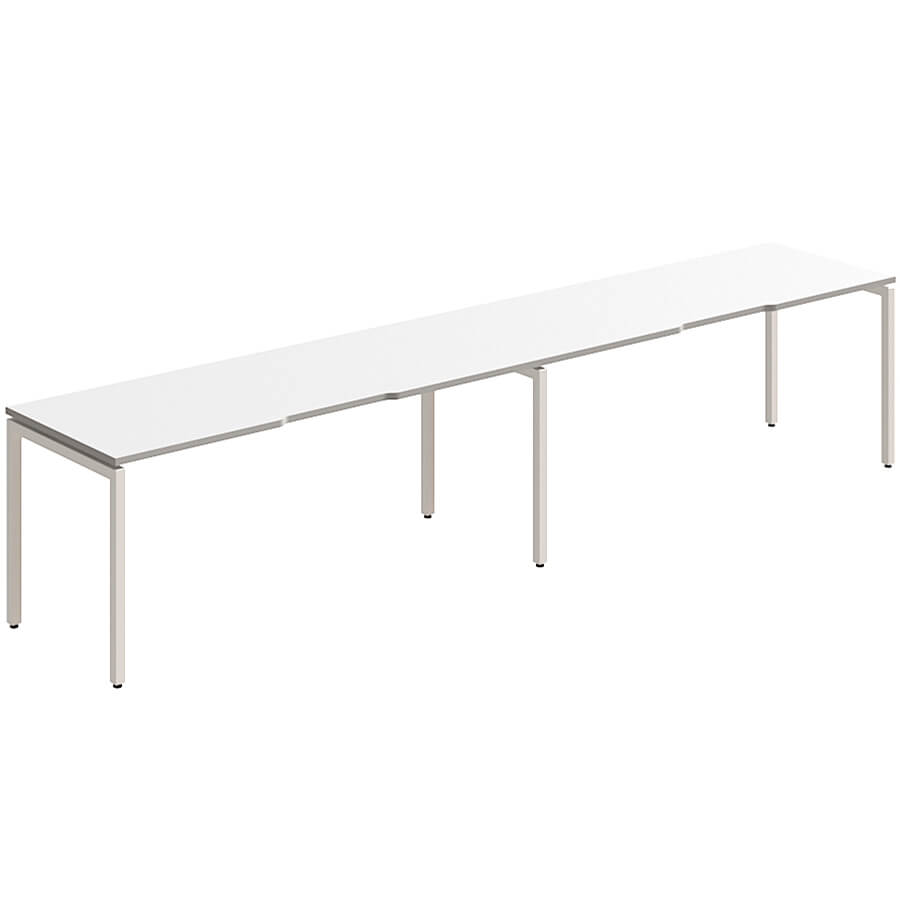 RM-1.2(x2)+F-31 Стол на металлокаркасе Мебель Стиль Rio Project (Белый MS)