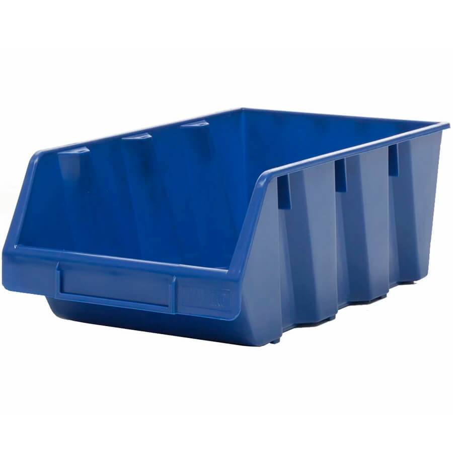 400x230x150 Ящик пластиковый ПРОМЕТ (Синий (RAL 5002))