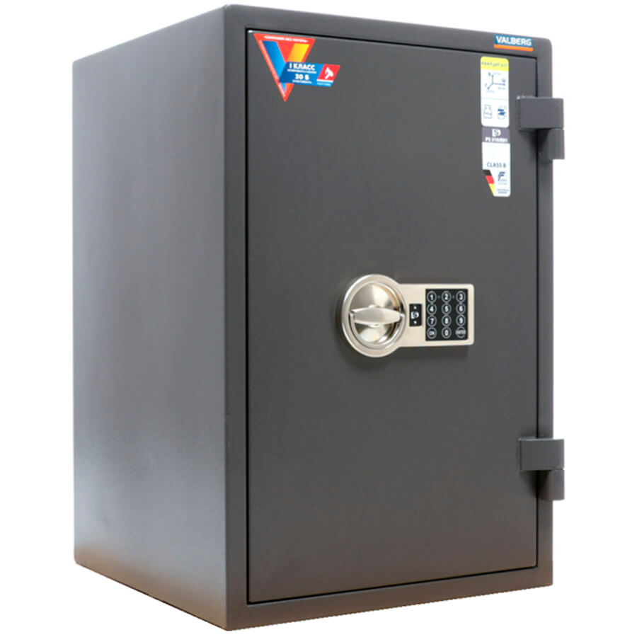 КВАРЦИТ 65T EL Взломостойкий сейф VALBERG, электронный кодовый (Графит структурированный (RAL 7024))