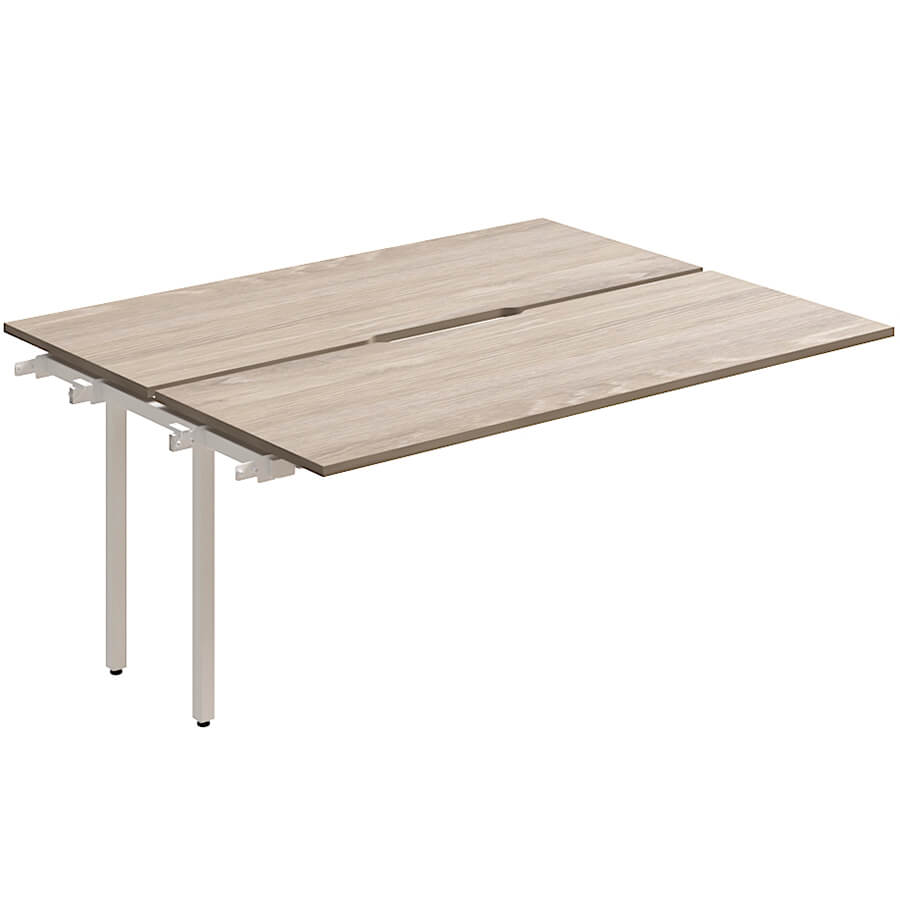 RM-1.2(x2)+F-63 Стол на металлокаркасе Мебель Стиль Rio Project (Дуб верцаска MS)