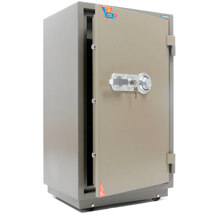 FRS-99.T-CL Огнестойкий сейф VALBERG, механический кодовый + ключевой (Молотковая эмаль - коричневая)