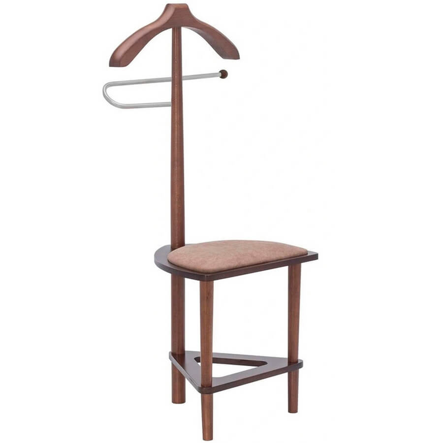 В 26Н Вешалка костюмная Мебелик (Средне-коричневый)