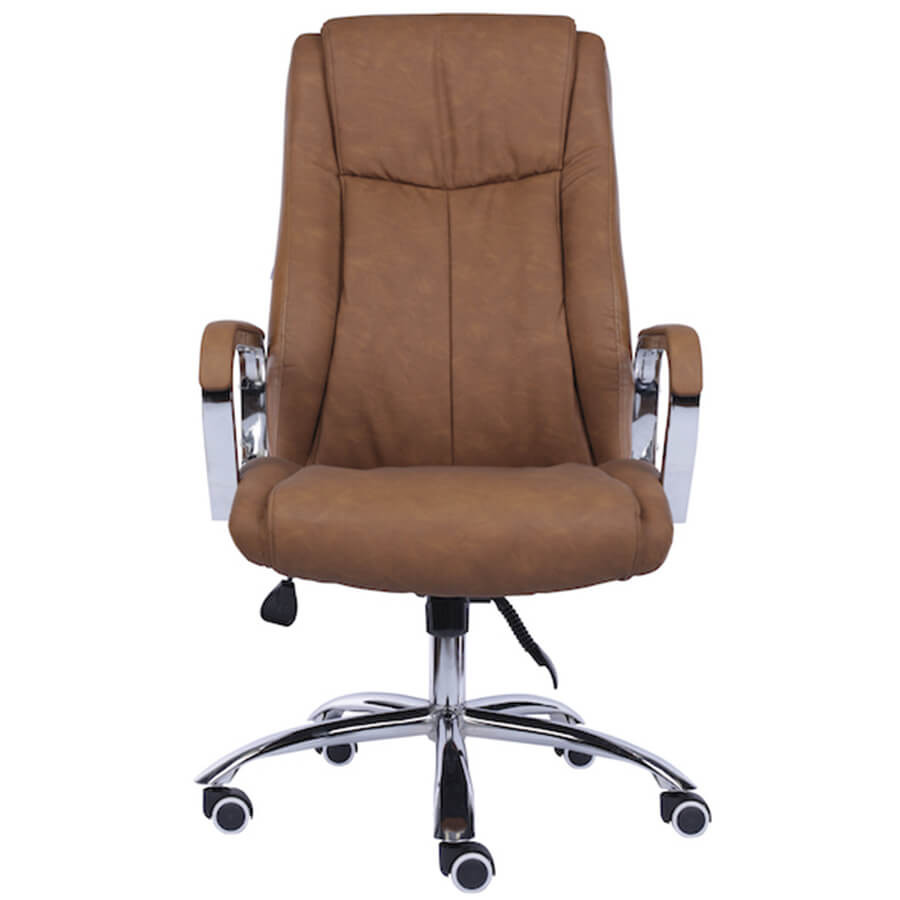 GRAND TM Кресло для руководителя  EVERPROF, обивка экокожа (Кэмэл)