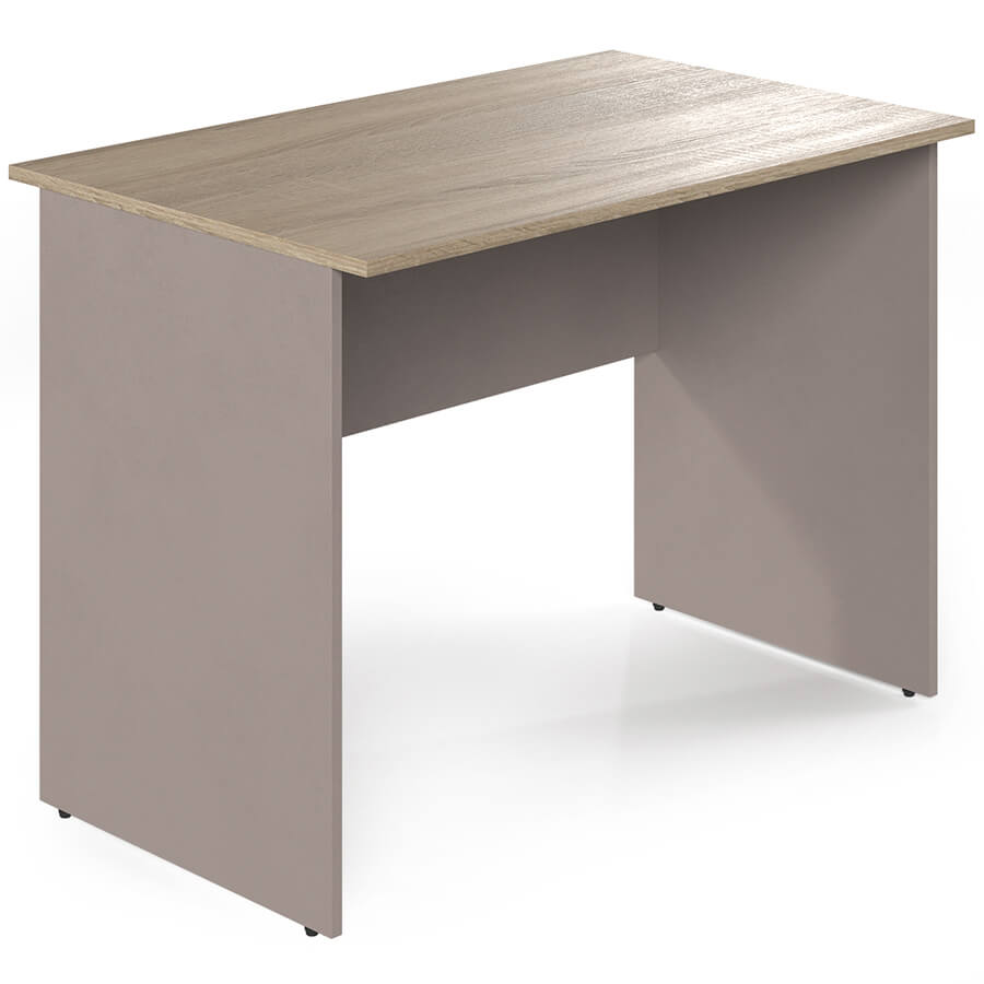 W-5N Стол прямой Мебель Стиль Work (Дуб сонома светлый / мокко)