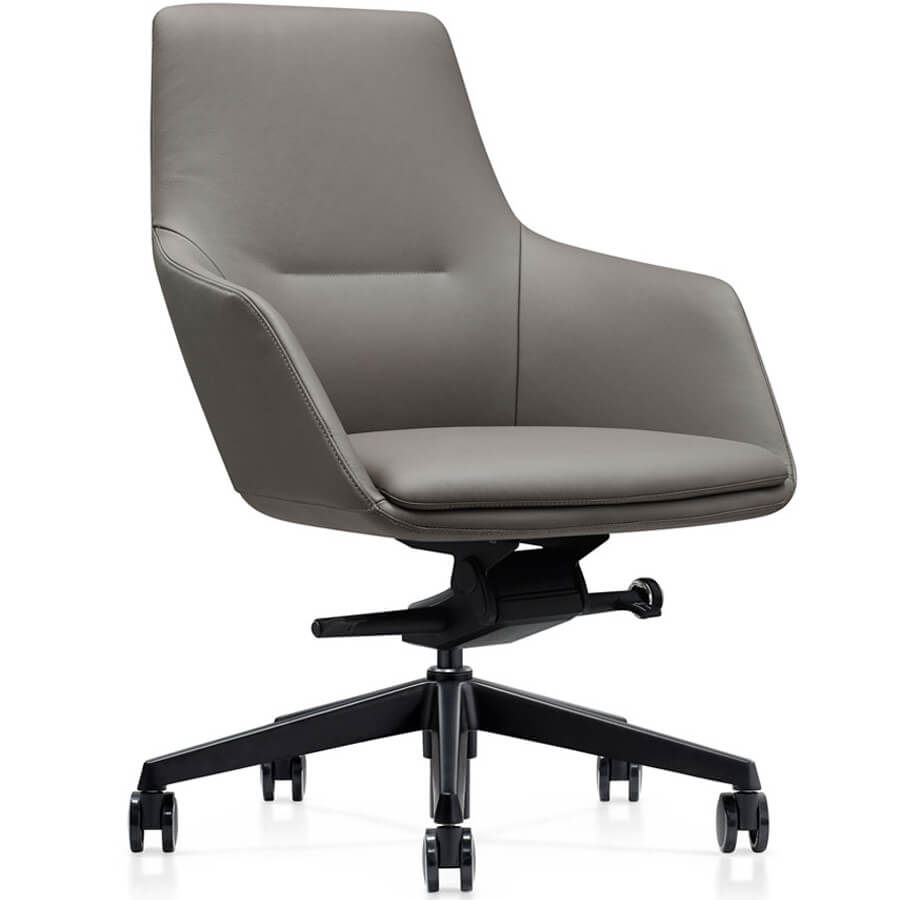 Captain/B Кресло для руководителя CAPTAIN Profoffice, обивка кожа (Темно-серый)