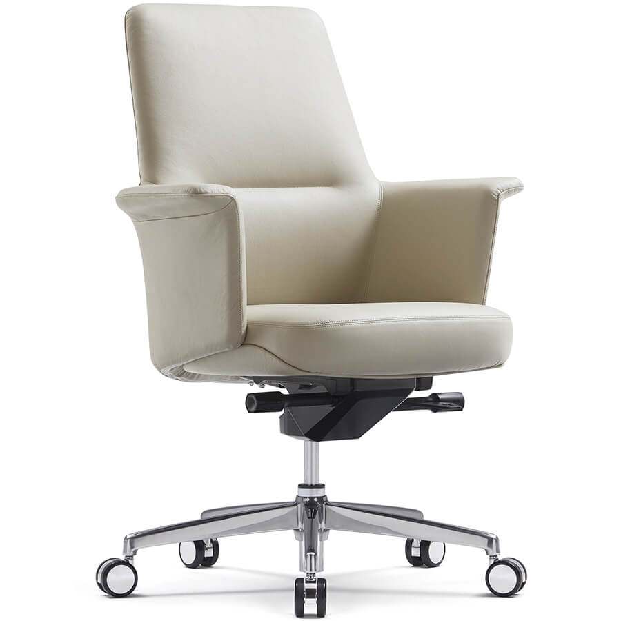 CH5401 Кресло для руководителя CELIOS Fursys, обивка кожа (Серый (L741C))