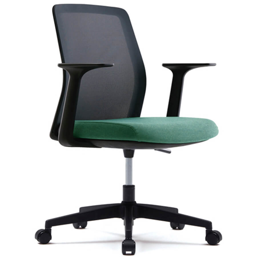 CHN6201Z Кресло для персонала AROUND Fursys, обивка сетка / ткань (Зелёный (2H7LB))