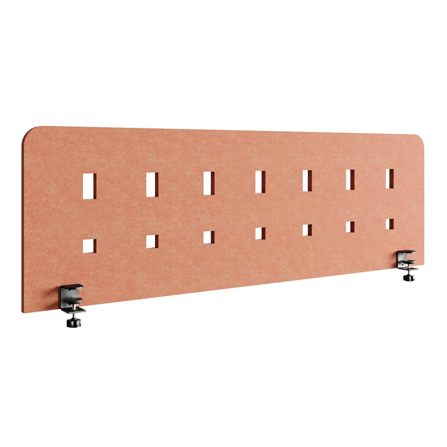 ACOH90 Экран для стола Квадраты ACOUSOUND, Евро Офис 900х12х450 мм. (Оранжевый (AC-19))