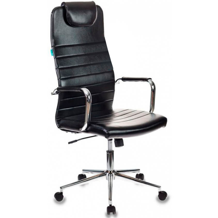 KB-9/ECO Кресло для руководителя  Бюрократ, обивка экокожа (Чёрный)