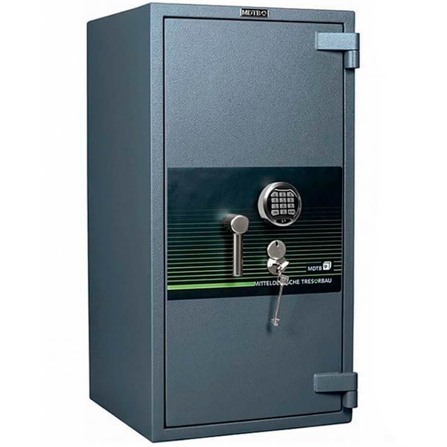 BASTION-M 1585 EK Взломостойкий сейф MDTB, электронный кодовый + ключевой (Графит структурированный (RAL 7024))