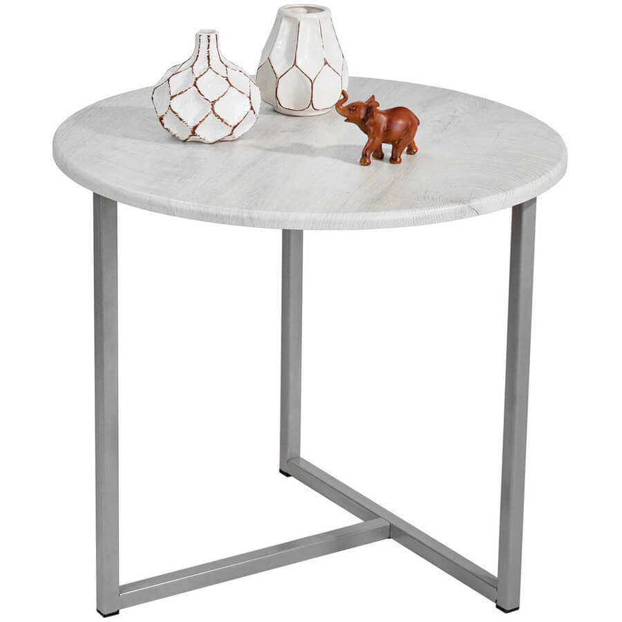 BeautyStyle 27 Журнальный стол Мебелик (Дуб дымчатый / Металлик)