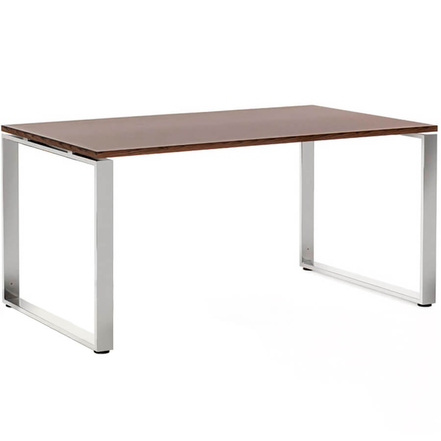 101 101 07 Стол письменный Profoffice Exe (Орех мароне/Хром)