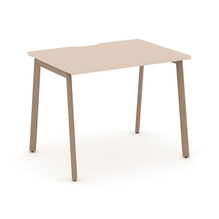 ES.SP-1-VP Стол письменный RIVA Estetica (Капучино/Металл Латте)