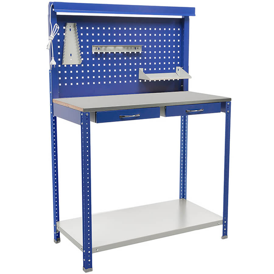 GARAGE SET 2 Верстак ПРОМЕТ (Синий металл)