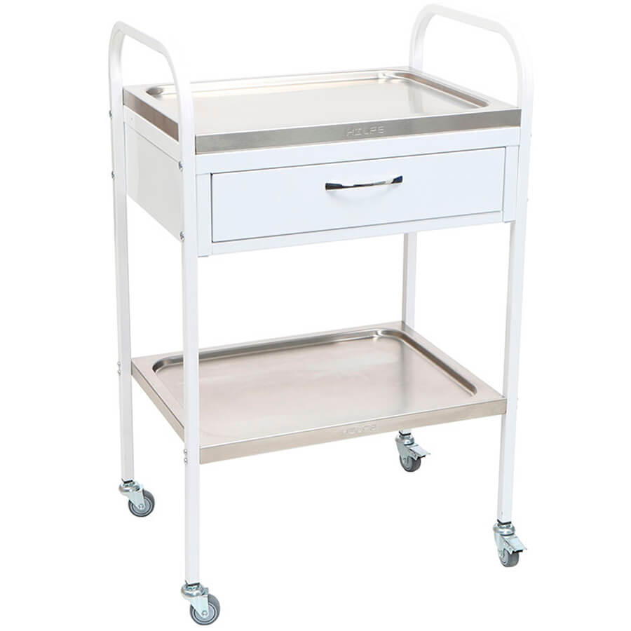 МД SM 1 Стол манипуляционный ПРОМЕТ (Белый металл)