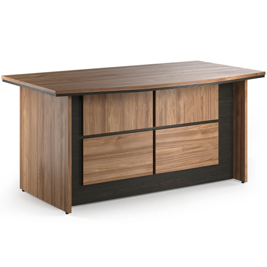 Ot-16 Стол руководителя Мебель Стиль On.Top (Рэд Фокс / венге)